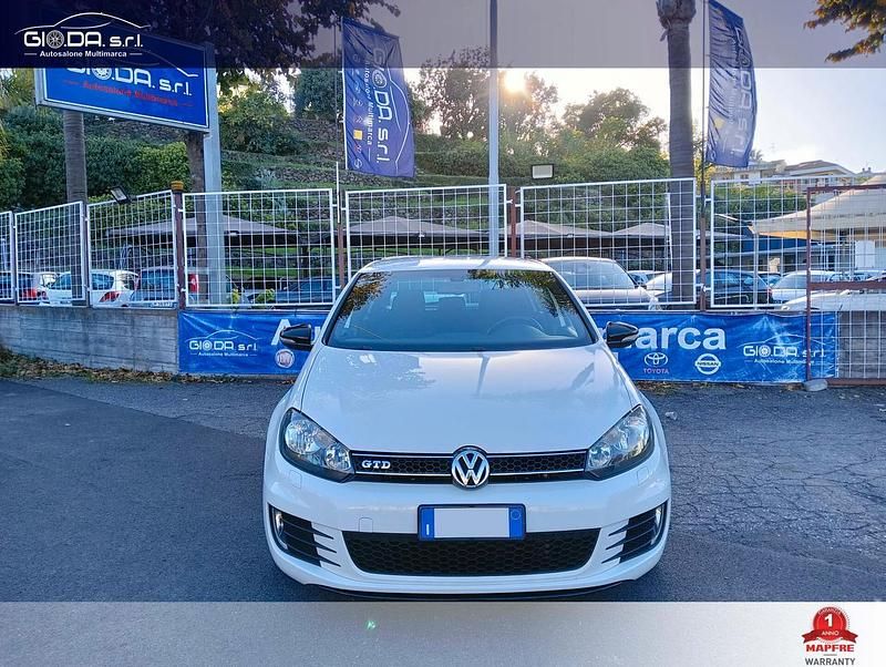 Usata VW Golf VII GTD 169 CV (124 kW) 2012 Bianco Berlina
