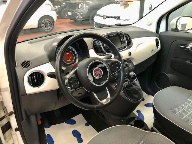 Usata Fiat 500 Lounge 69 CV (50 kW) 2016 Bianco pastello Utilitaria