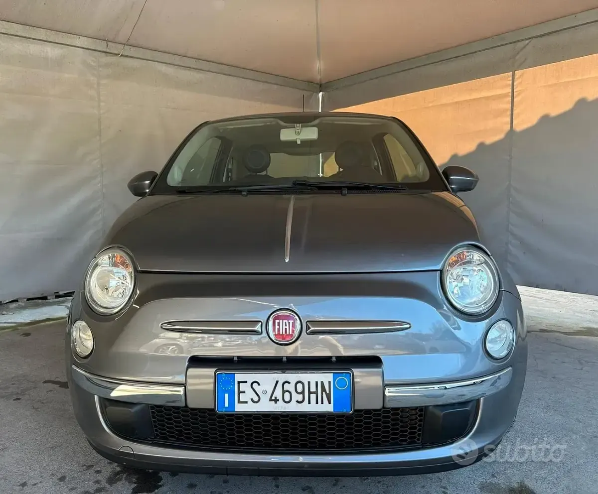 Usata Fiat 500 Lounge 69 CV (50 kW) 2013 Grigio Berlina