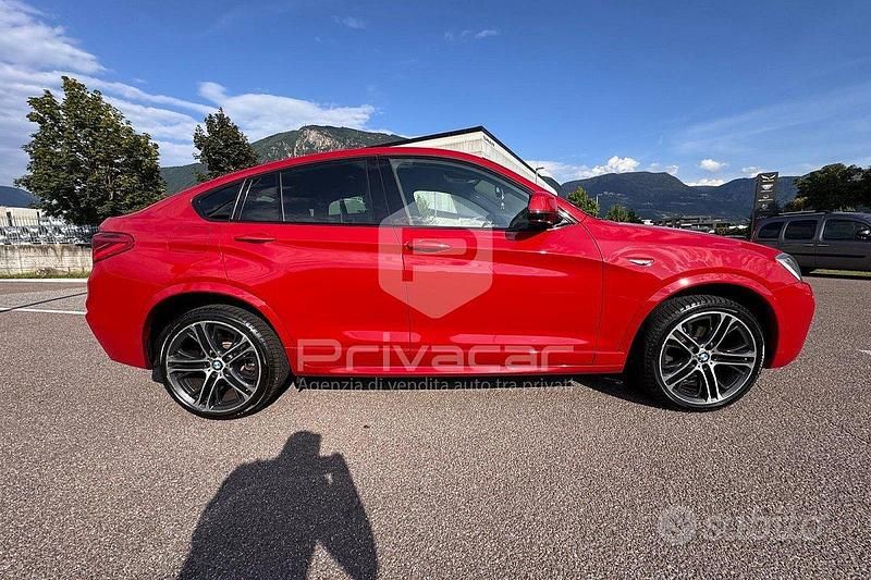 Usata BMW X4 M Sport 258 CV (189 kW) 2015 Rosso SUV