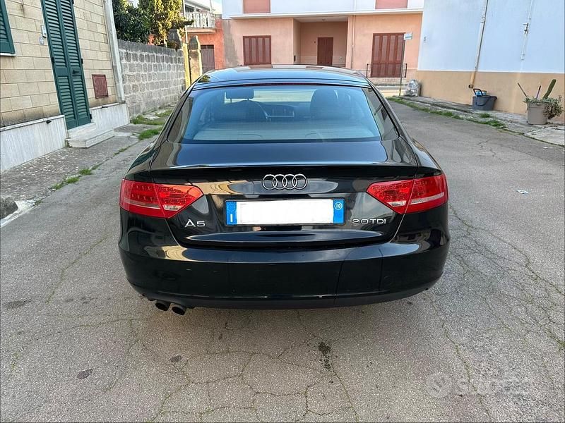Usata Audi A5 170 CV (125 kW) 2010 Nero Coupé