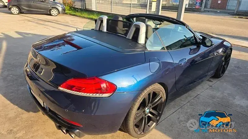 Usata BMW Z4 Efficient Dynamics 300 CV (220 kW) 2012 Blu Cabrio