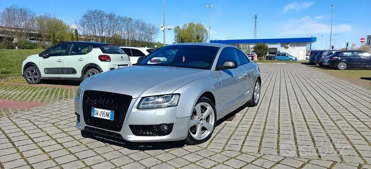 Usata Audi A5 S-Line 190 CV (139 kW) 2009 Grigio Coupé