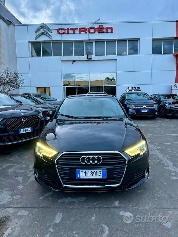 Usata Audi A3 Sport 116 CV (85 kW) 2018 Nero Berlina