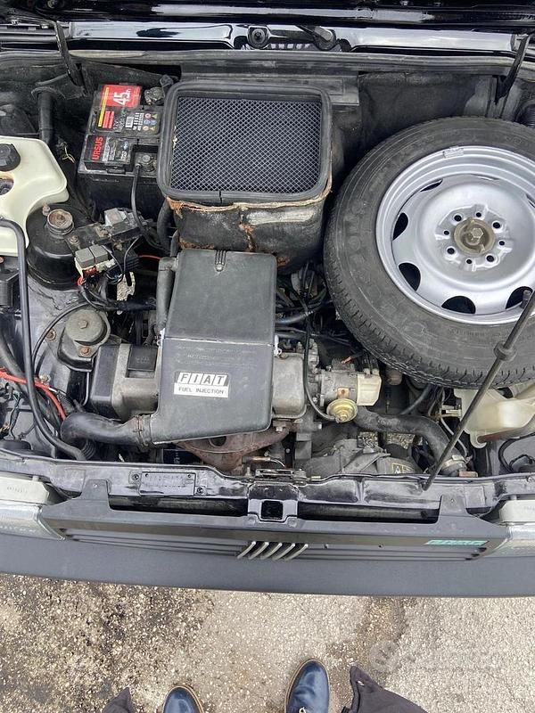 Usata Fiat Panda 1988 Nero Utilitaria