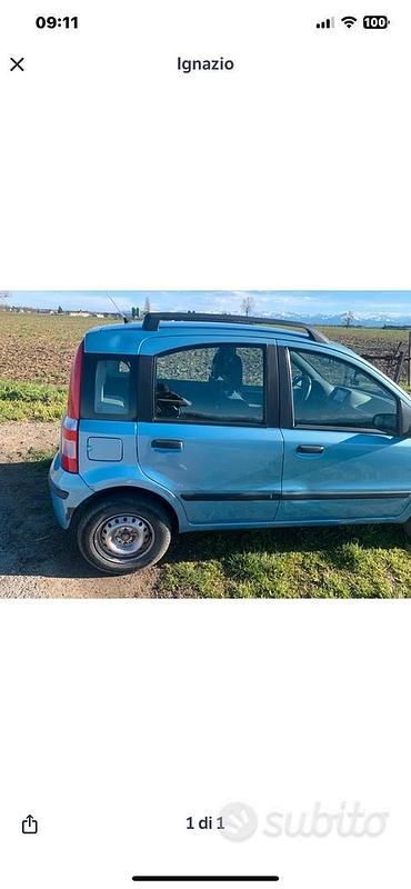 Usata Fiat Panda 2005 Blu Utilitaria