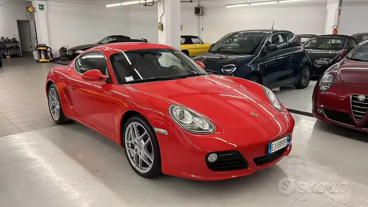 Usata Porsche Cayman 265 CV (194 kW) 2012 Rosso Coupé