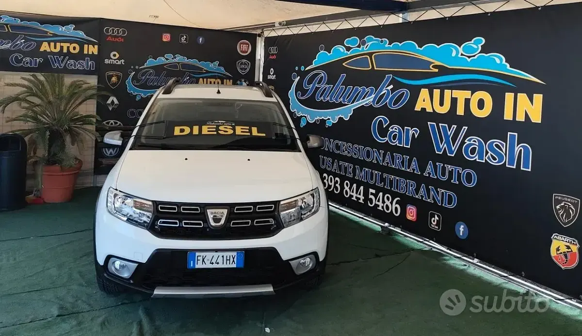 Usata Dacia Sandero 90 CV (66 kW) 2018 Bianco Berlina
