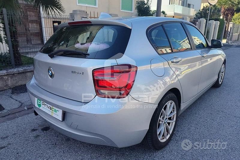 Usata BMW 116 Efficient Dynamics 116 CV (85 kW) 2013 Grigio Utilitaria