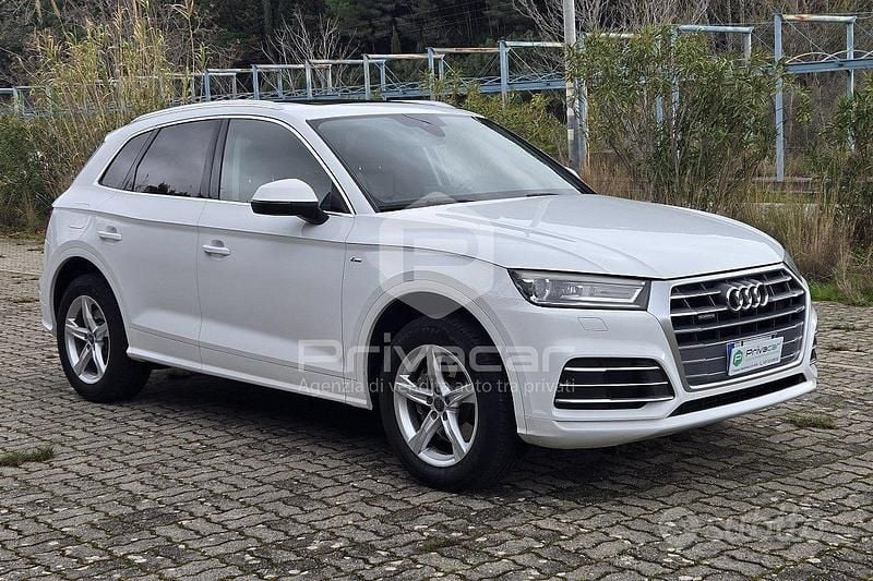 Usata Audi Q5 S-line plus 190 CV (139 kW) 2018 Bianco SUV