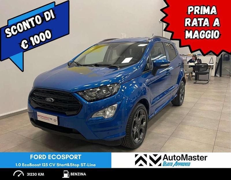 Blu Usata 2023 Ford Ecosport ST-Line SUV | 16.500 € (Buon prezzo) - Immagine 1/4
