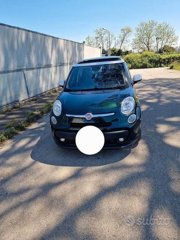 Usata Fiat 500L 105 CV (77 kW) 2014 Verde Monovolume