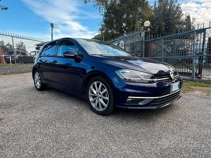 Usata VW Golf VII 150 CV (110 kW) 2018 Blu Berlina
