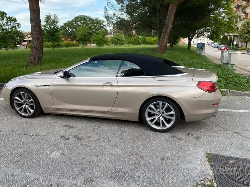Usata BMW 650 Cabriolet 408 CV (300 kW) 2011 Marrone Cabrio