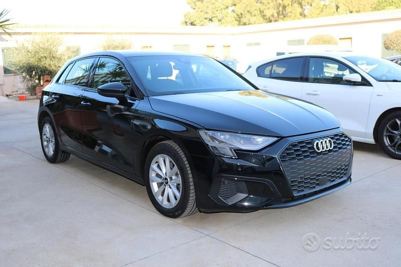 Usata Audi A3 Advanced 150 CV (110 kW) 2022 Nero Berlina