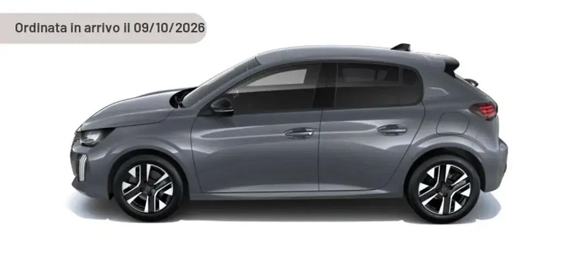 Nuova Peugeot e-208 Allure 56 kW (77 CV) 2025 Argento Utilitaria