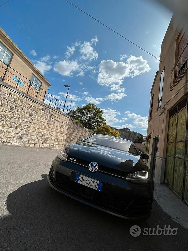 Usata VW Golf VII GTD 184 CV (135 kW) 2014 Grigio Utilitaria
