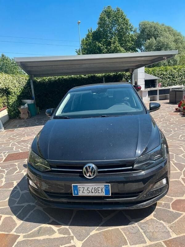 Usata VW Polo 90 CV (66 kW) 2020 Nero Berlina