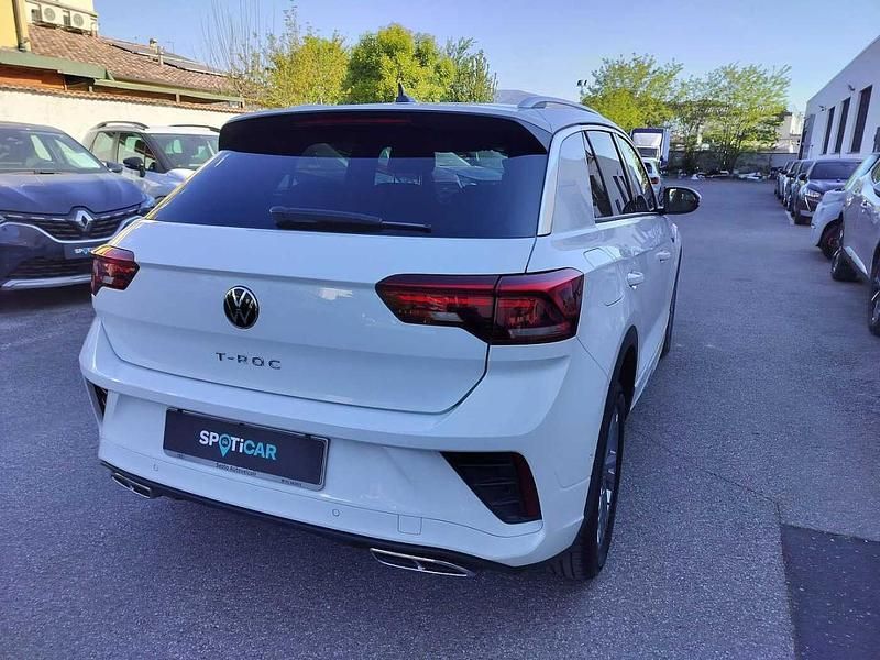 Usata VW T-Roc R-line 150 CV (110 kW) 2022 Bianco SUV