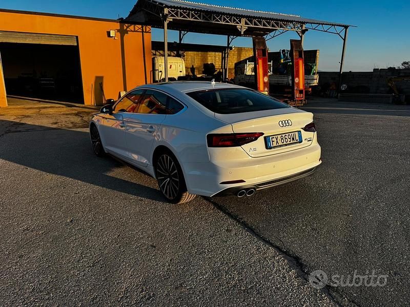 Usata Audi A5 S-Line 2019 Bianco Berlina