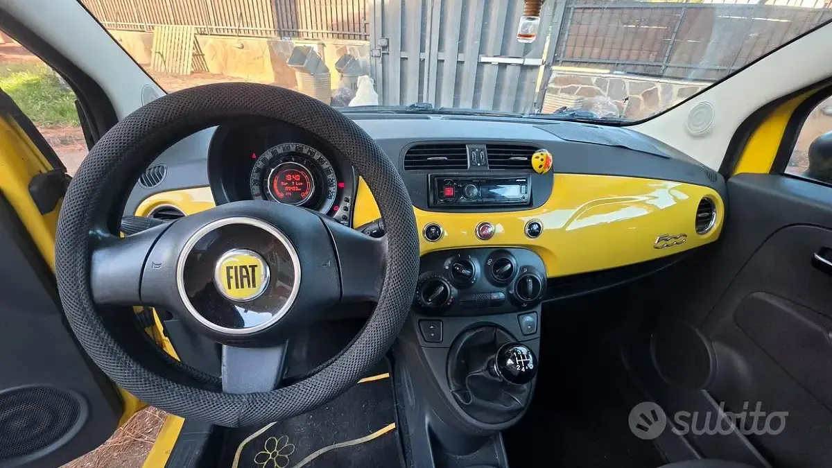 Usata Fiat 500 69 CV (50 kW) 2008 Giallo Berlina