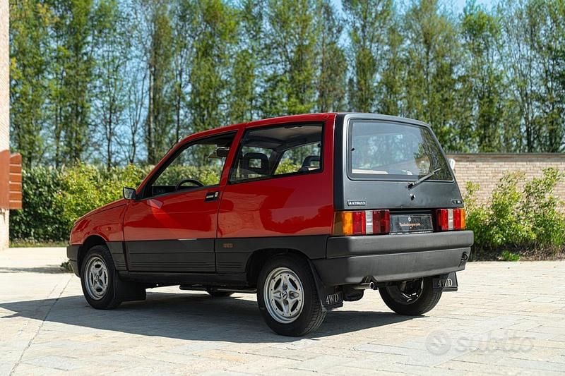 Usata Autobianchi Y10 1987 Rosso Utilitaria