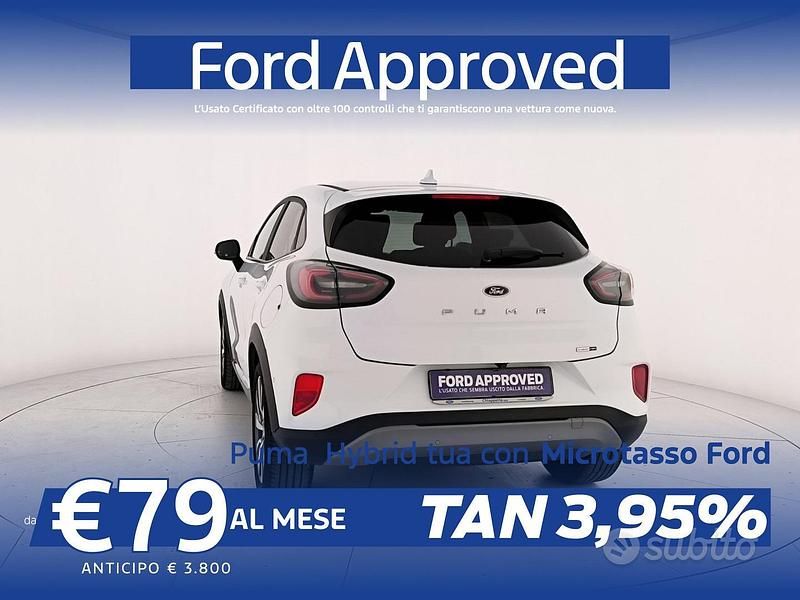 Usata Ford Puma Titanium X 125 CV (91 kW) 2022 Bianco frozen SUV