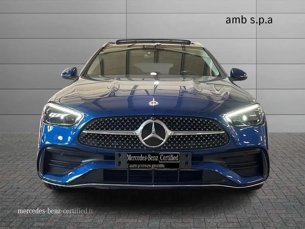 Usata Mercedes C220 Premium 200 CV (147 kW) 2022 Blu/azzurro Station wagon