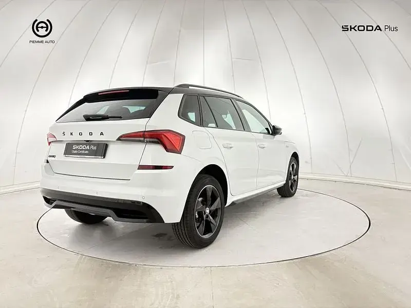 Usata Skoda Kamiq Monte Carlo 110 CV (80 kW) 2023 Bianca tetto nero SUV