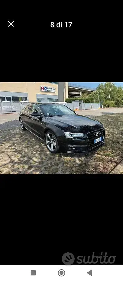 Usata Audi A5 150 CV (110 kW) 2016 Nero Coupé