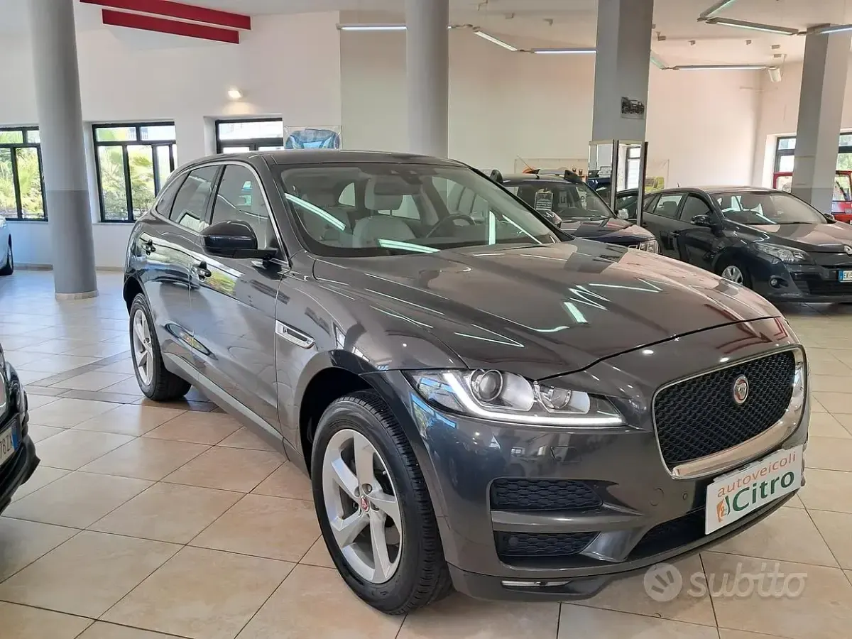 Begagnad Jaguar F-Pace Prestige 180 HK (132 kW) 2018 Grå SUV