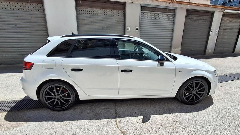 Usata Audi A3 S-Line 116 CV (85 kW) 2019 Bianco Berlina