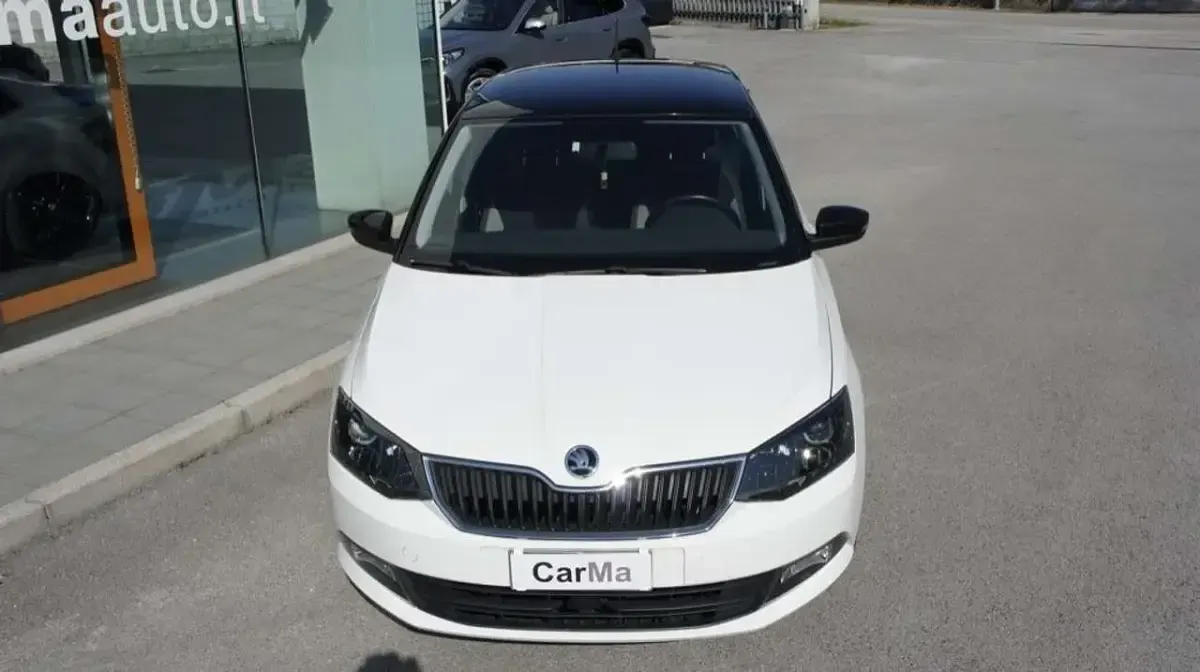 Usata Skoda Fabia Ambition 75 CV (55 kW) 2017 Bianco Berlina