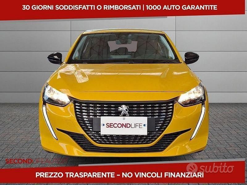 Usata Peugeot 208 Active 101 CV (74 kW) 2022 Giallo Utilitaria