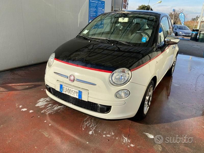 Usata Fiat 500 95 CV (69 kW) 2011 Bianco Utilitaria