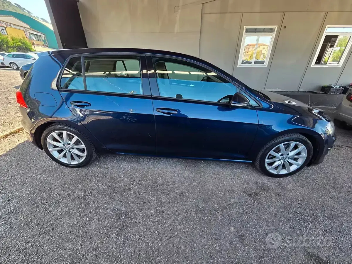 Usata VW Golf VII Highline 150 CV (110 kW) 2013 Blu Berlina