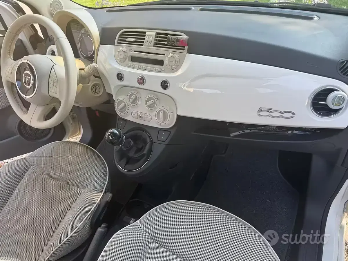 Usata Fiat 500 69 CV (50 kW) 2010 Bianco Berlina