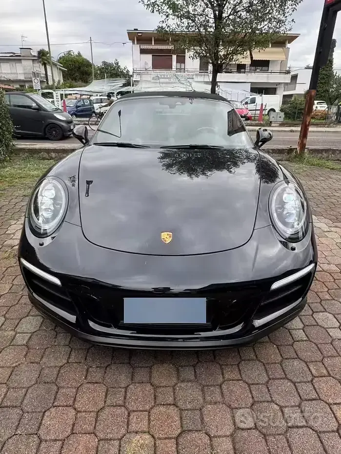 Usata Porsche 991 450 CV (330 kW) 2018 Nero Cabrio