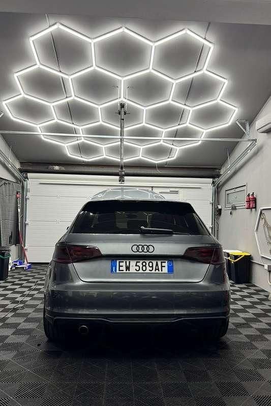 Usata Audi A3 S-Line 140 CV (102 kW) 2014 Grigio Berlina