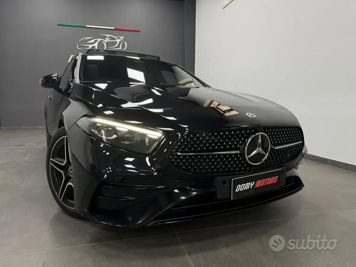 Usata Mercedes A200 AMG Line Premium 150 CV (110 kW) 2023 Nero Berlina