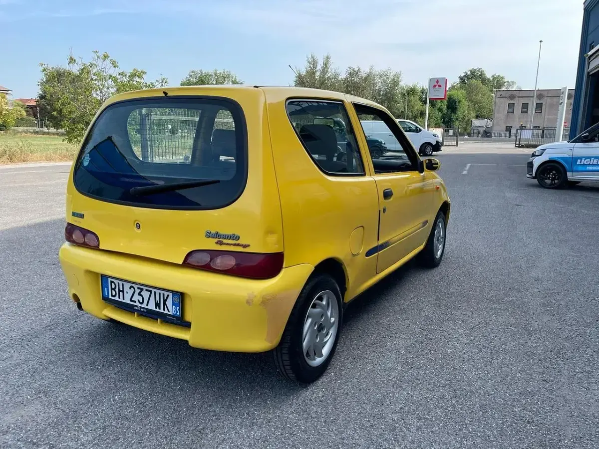 Usata Fiat Seicento 54 CV (39 kW) 1999 Giallo Utilitaria