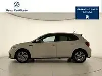 Usata VW Polo R-line 95 CV (69 kW) 2023 Beige Utilitaria