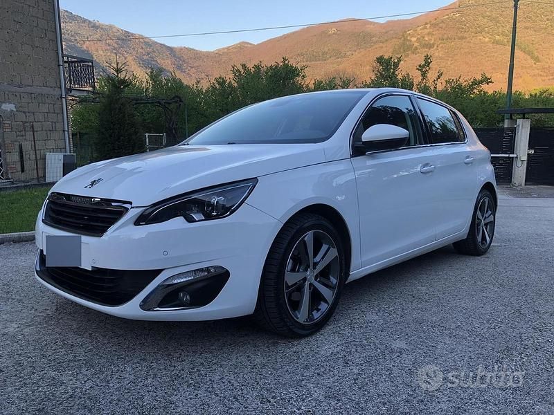 Usata Peugeot 308 Allure 116 CV (85 kW) 2014 Bianco Berlina