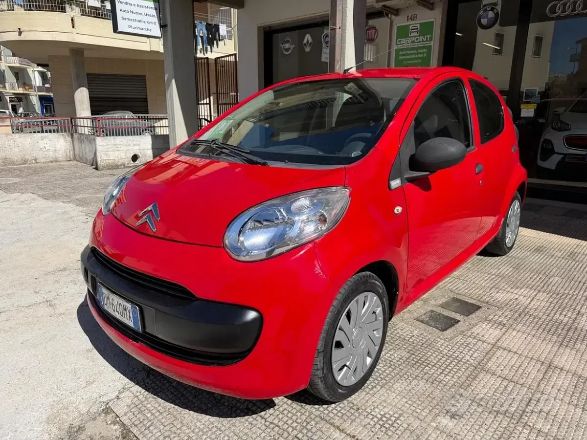 Usata Citroën C1 68 CV (50 kW) 2008 Rosso Utilitaria