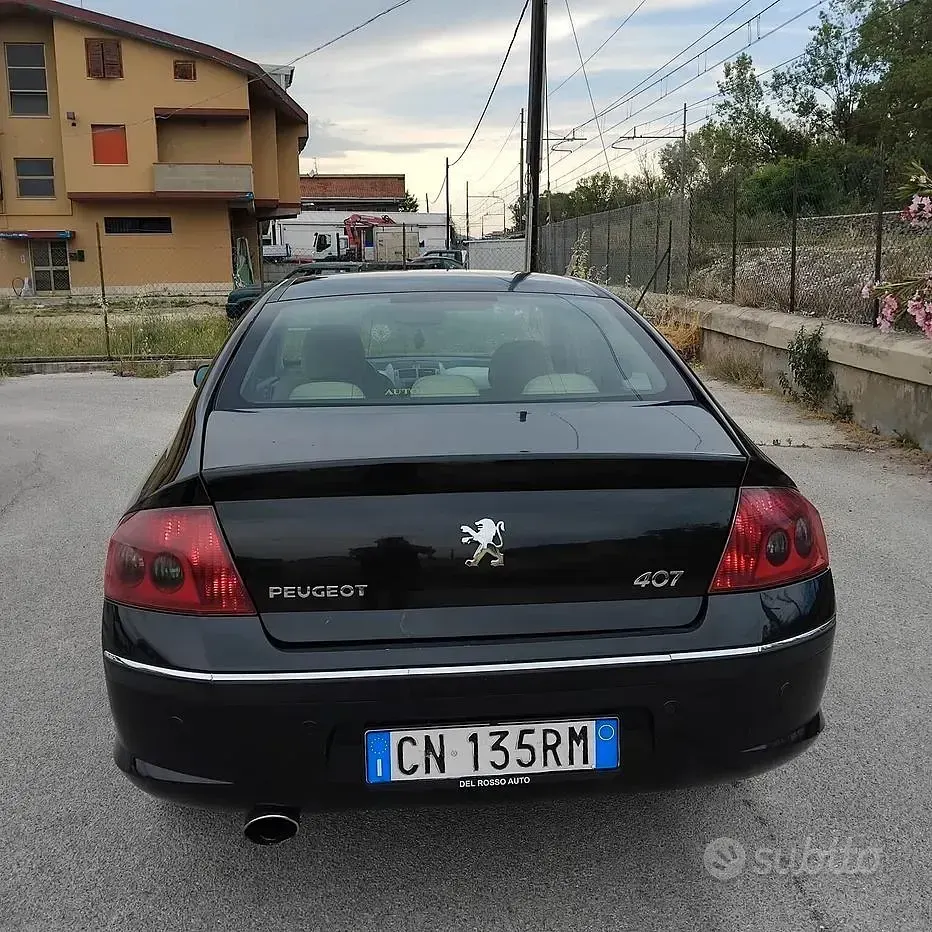 Usata Peugeot 407 136 CV (100 kW) 2004 Nero Berlina