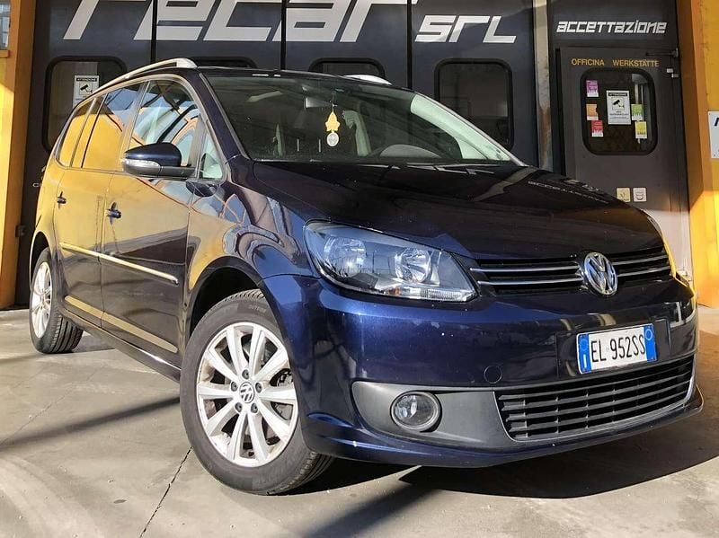 Usata VW Touran Highline 140 CV (102 kW) 2012 Blu/azzurro Monovolume