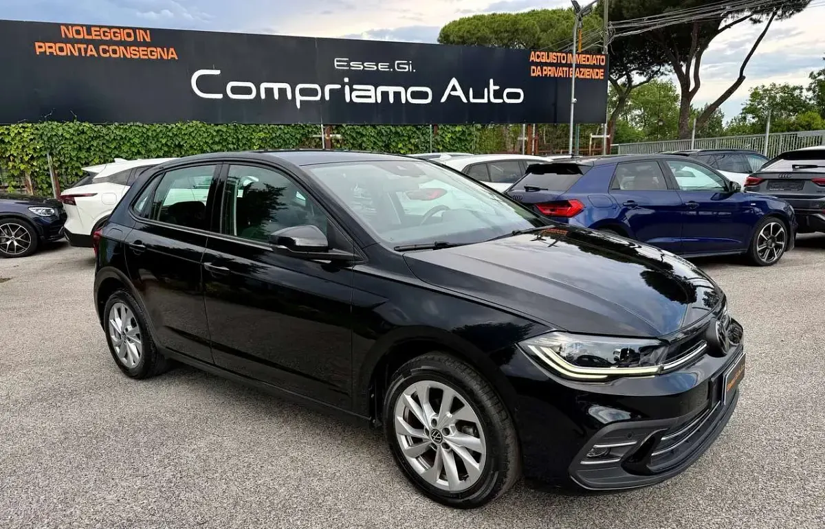 Usata VW Polo Style 95 CV (69 kW) 2021 Nero Utilitaria