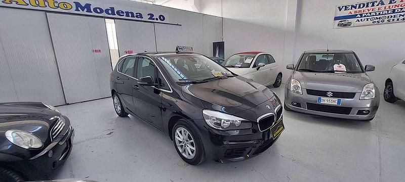 Usata BMW 218 Active Tourer Luxury Line 136 CV (100 kW) 2015 Nero Monovolume