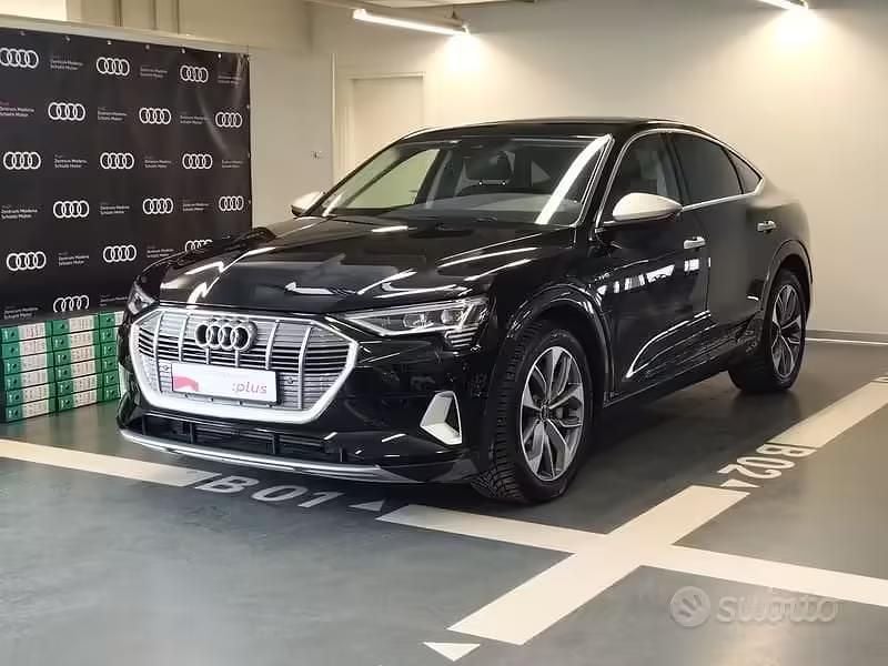 Usata Audi e-tron Sportback Business 230 kW (313 CV) 2020 Nero SUV