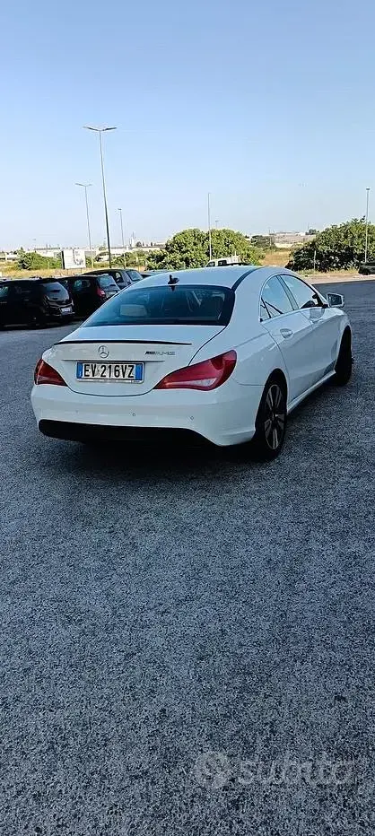 Usata Mercedes CLA180 109 CV (80 kW) 2014 Bianco Coupé